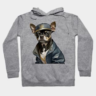 Harlem Style East Coast Chihuahua Hoodie